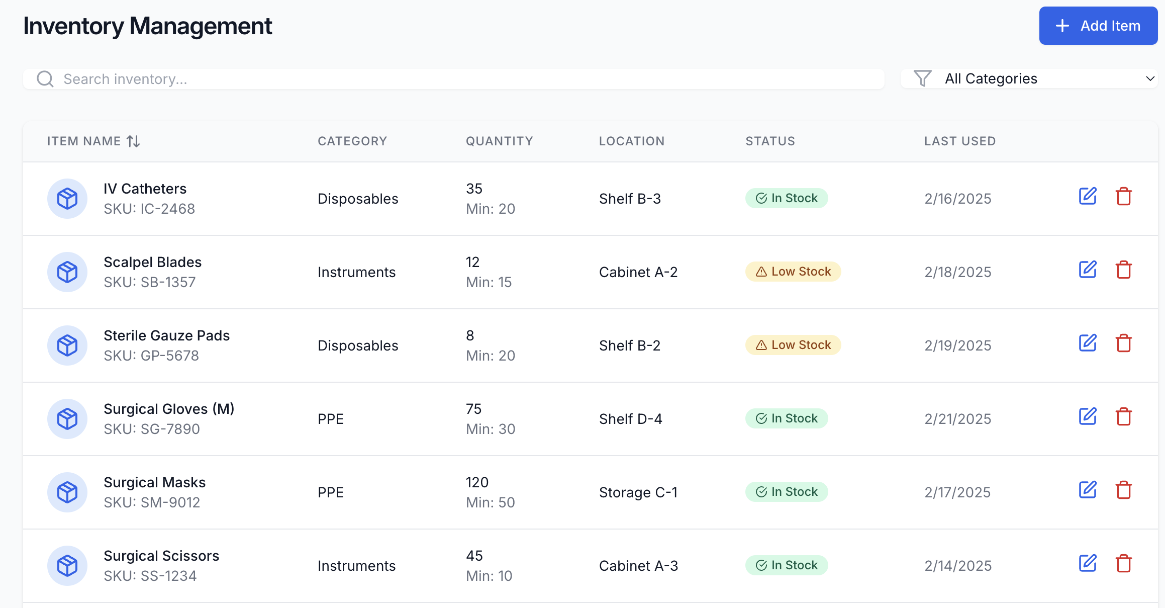Inventory Management
